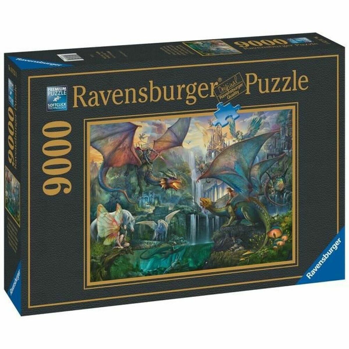 Palapeli Ravensburger The Magic Forest of Dragons (9000 Kappaletta)