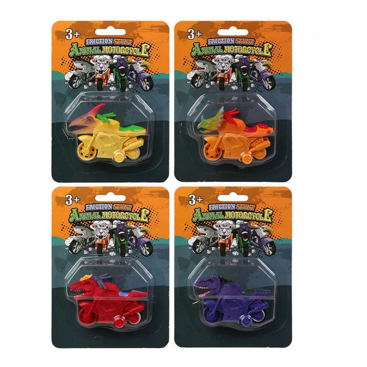 Moottoripyörä Eläin 18 x 13 cm