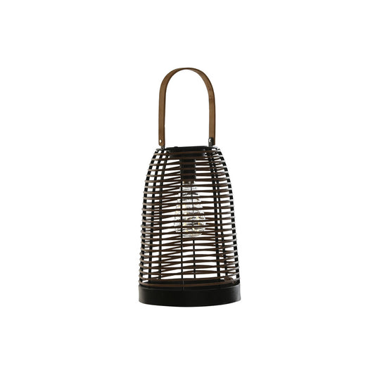 Auringonottolamppu DKD Home Decor Ruskea Musta Bambu Rottinki 20 x 20 x 45 cm