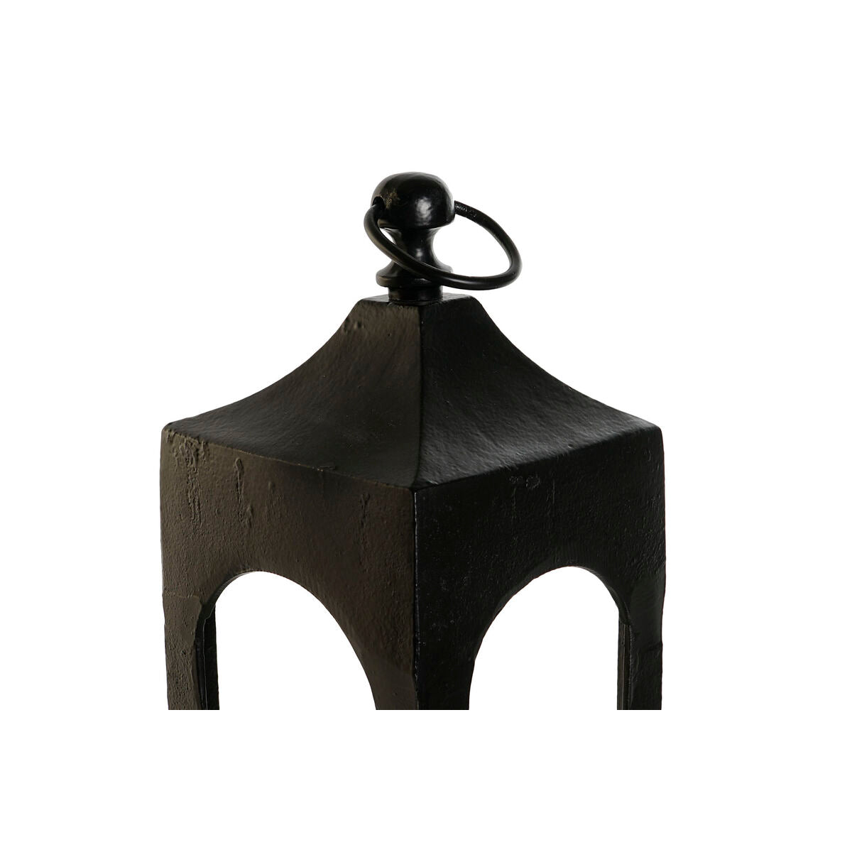 Žibintas DKD Home Decor Musta Alumiini Kristalli 16 x 16 x 55 cm