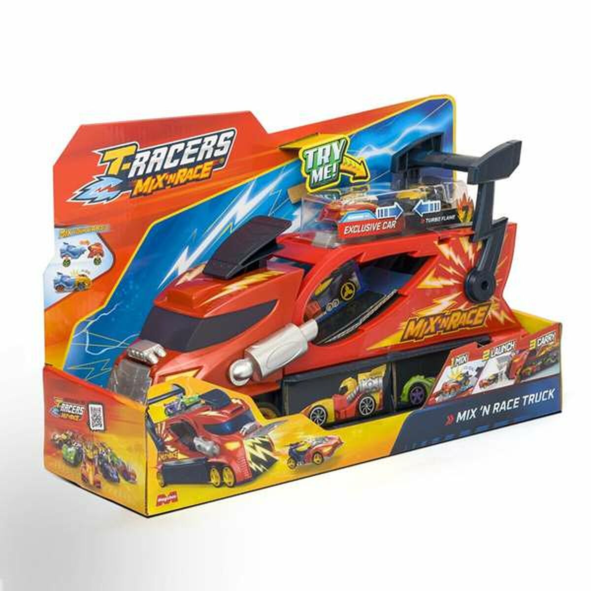 Autonkuljetusajoneuvo Magicbox Thunder Truck T-Racers Mix 'n Race 23 x 35 x 12 cm