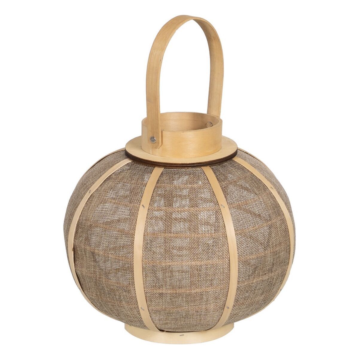 Žibintas Kynttilänjalka Žibintas Beige Juutti 26 x 26 x 23,5 cm