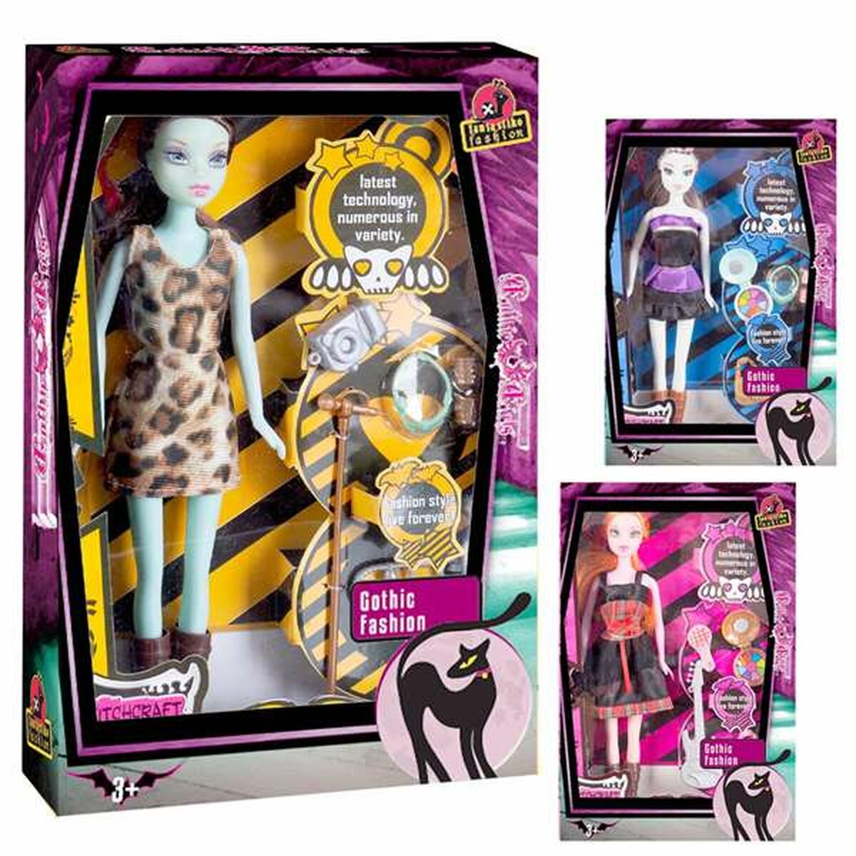 Nukke Juinsa 29 cm Goottinainen