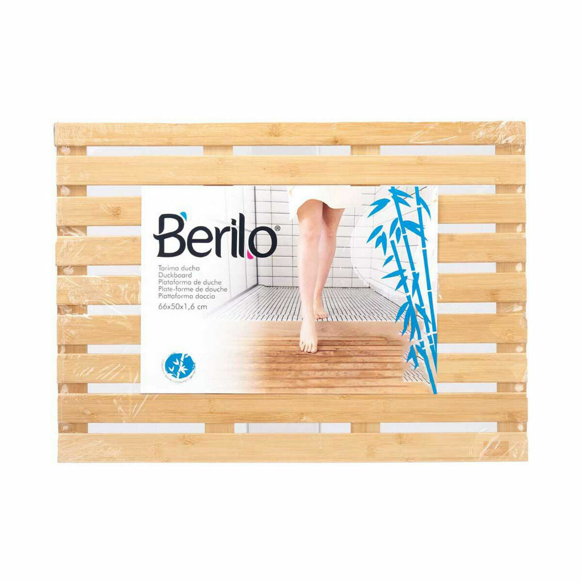 Alusta Luonnollinen Bambu 66 x 2,3 x 50 cm (6 osaa)