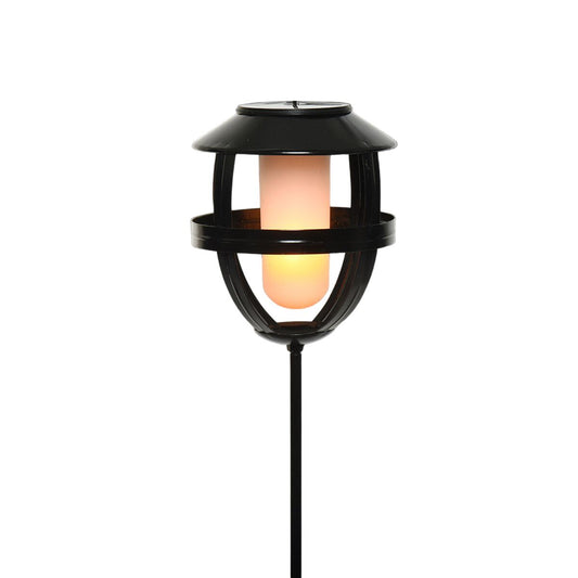 Auringonvalo Lumineo 898216 Liekki-efekti Taskulamppu Musta Rauta 63 cm
