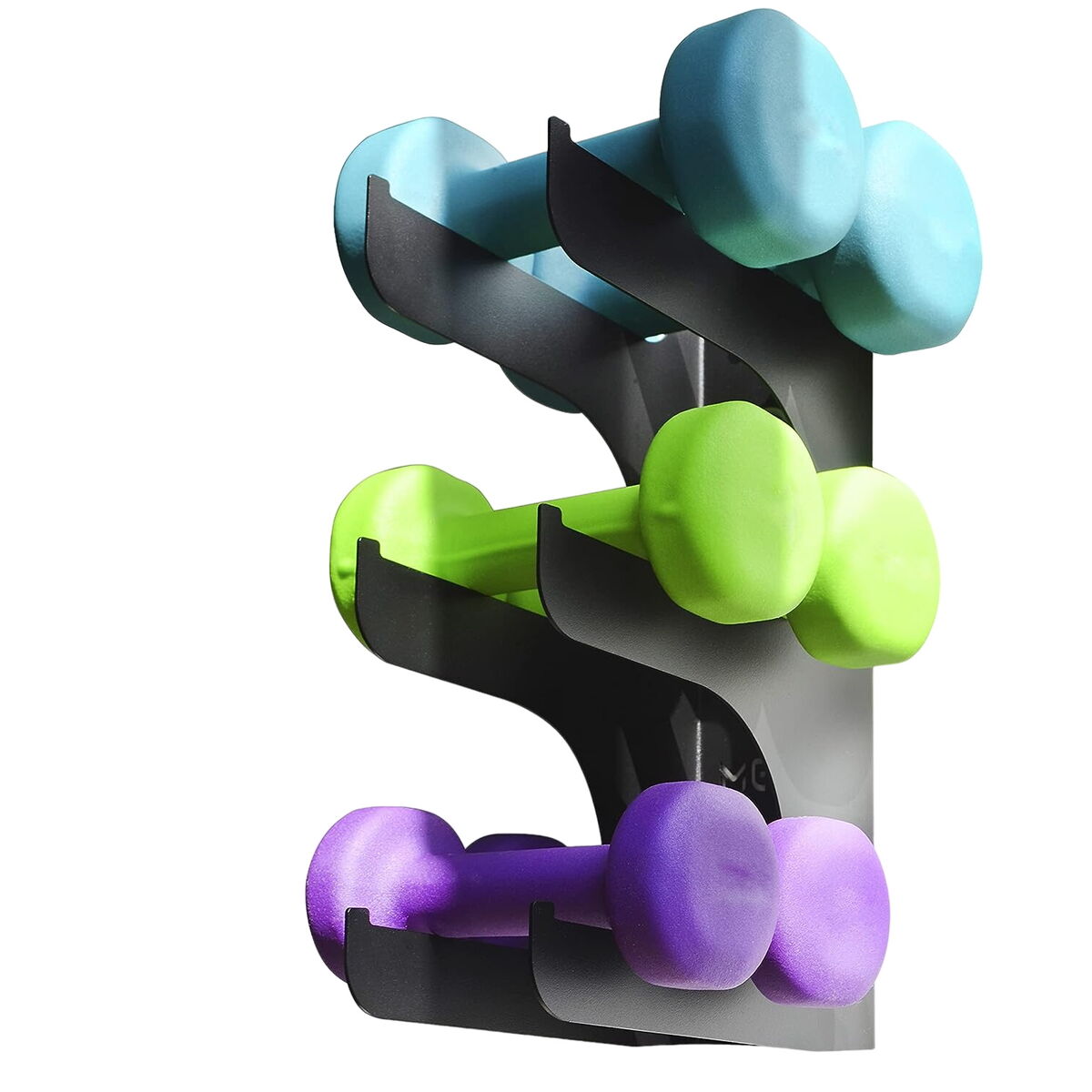 Seinäkiinnike käsipainoille Meollo