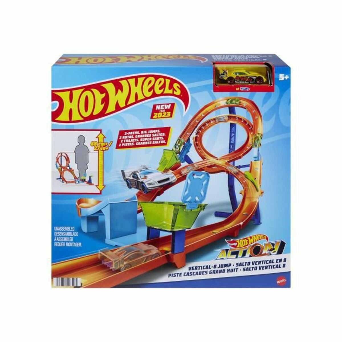Kuorma-auto Hot Wheels Action Vertical 8 Jump Monivärinen