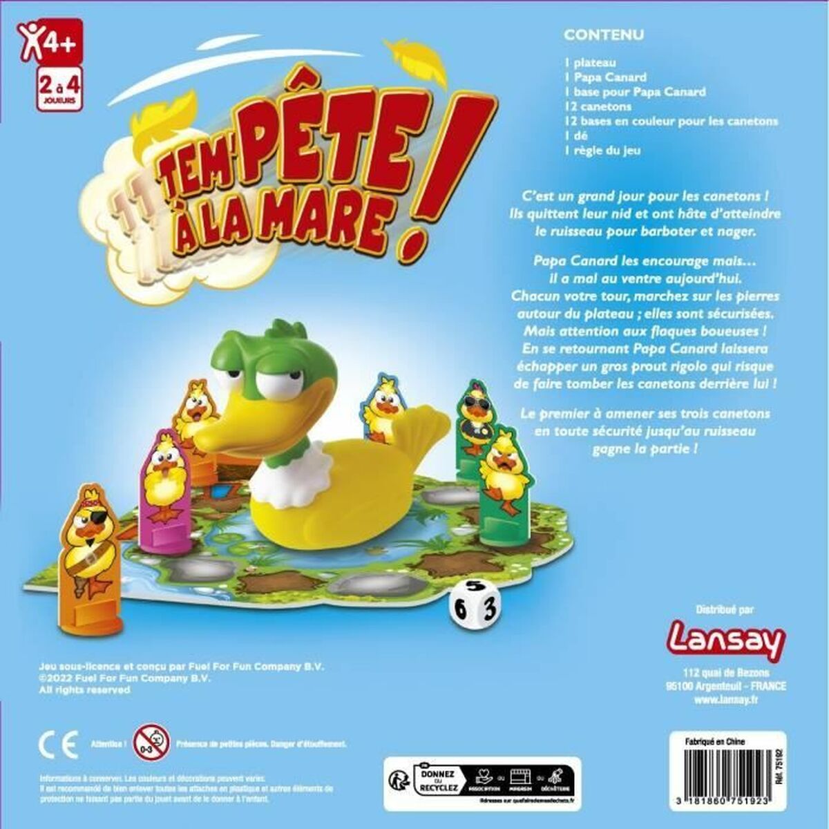 Lautapeli Lansay Tem'pête à la mare! (FR)