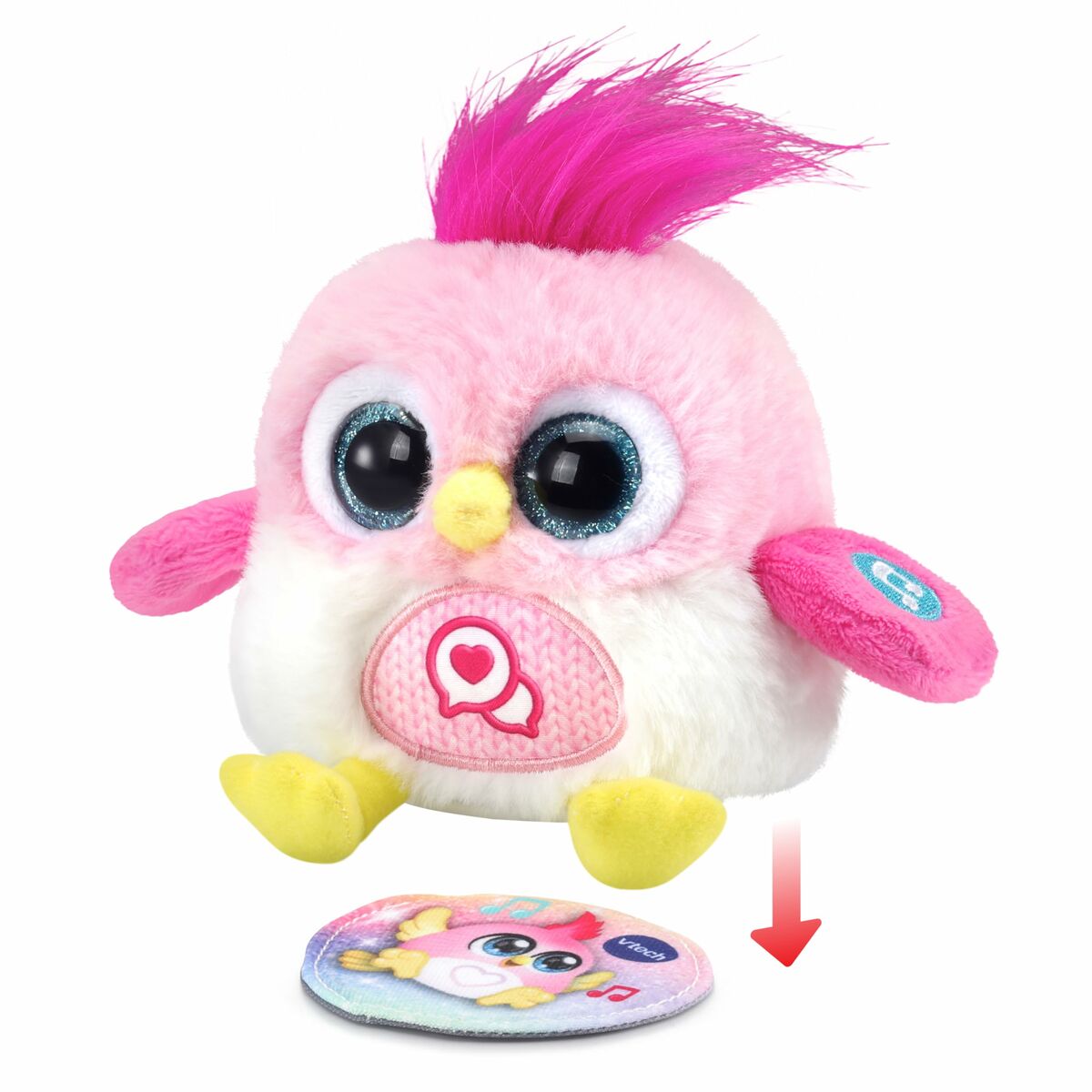 Pehmolelu äänellä Vtech Lolibirds Lolito Pinkki