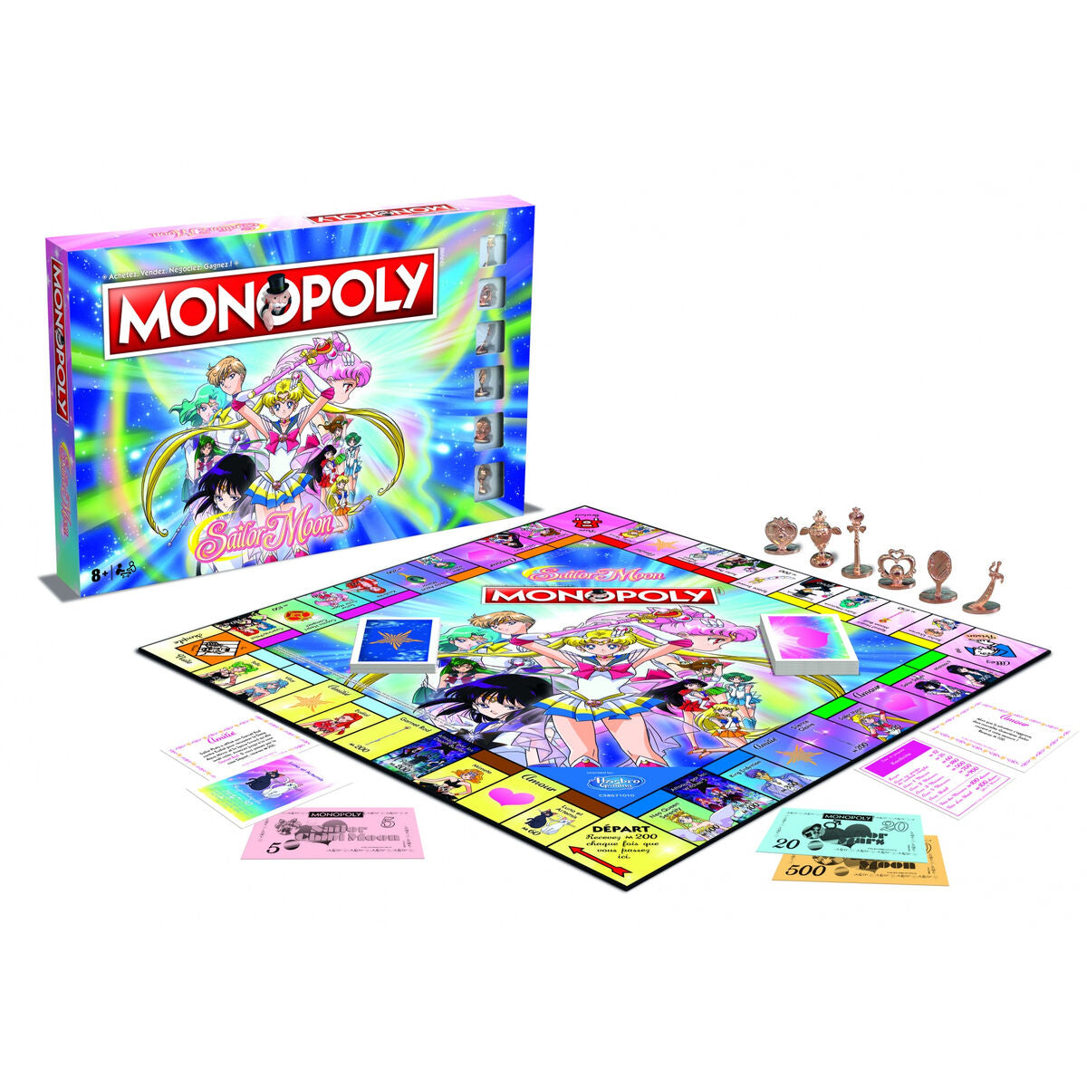 Lautapeli Monopoly Sailor Moon (Ranska)