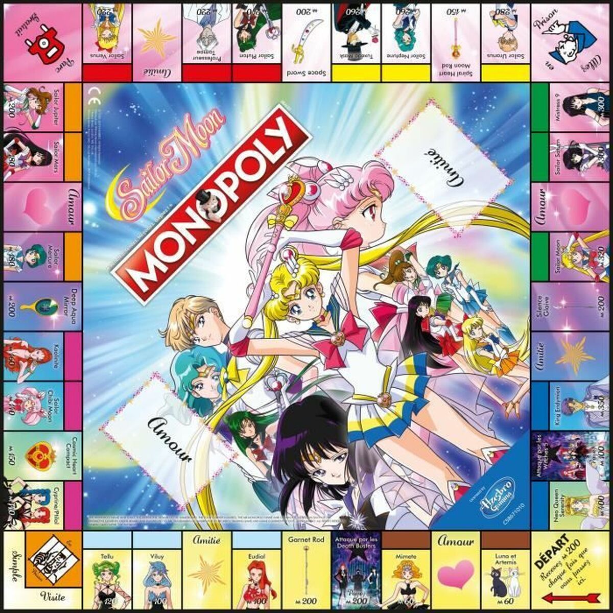 Lautapeli Monopoly Sailor Moon (Ranska)