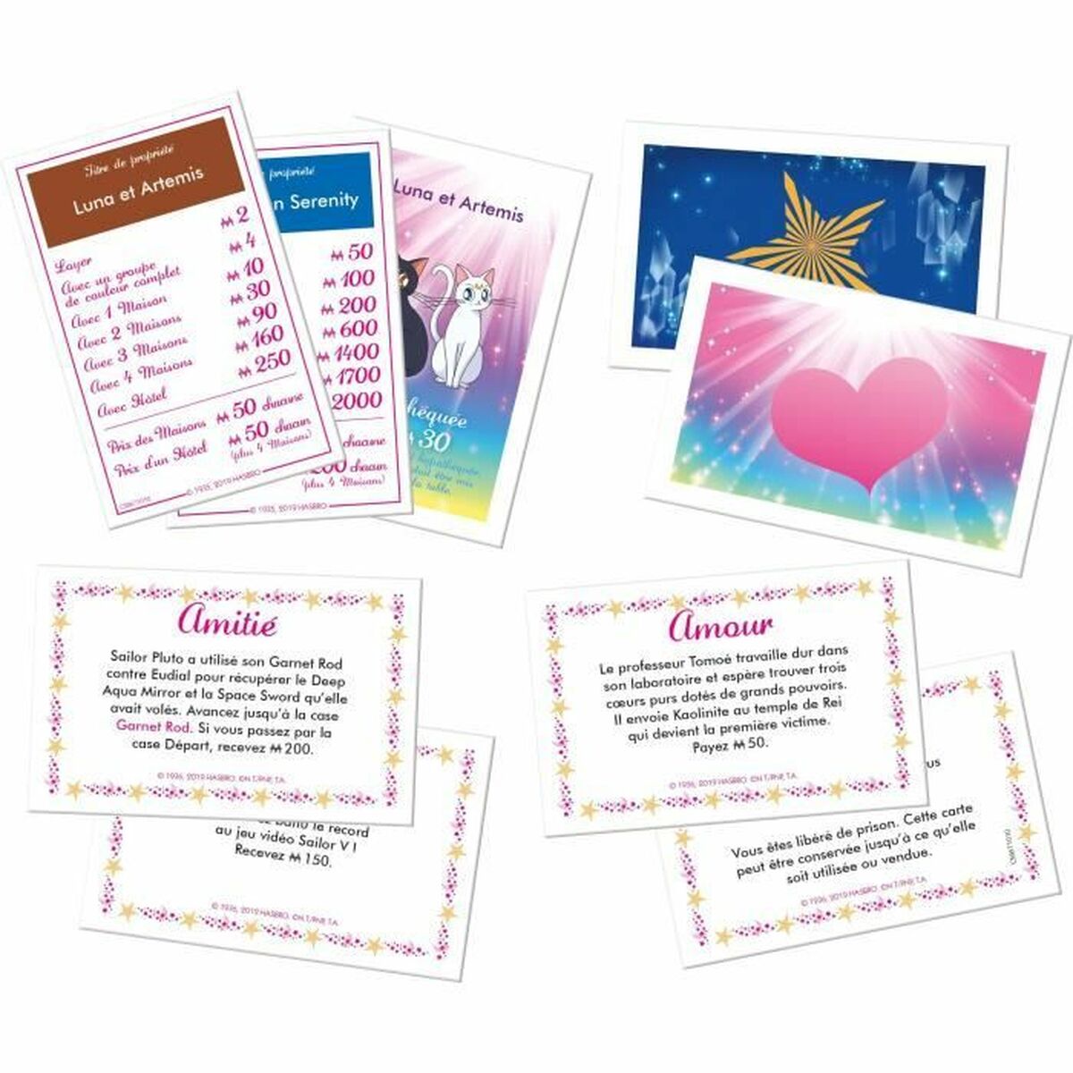 Lautapeli Monopoly Sailor Moon (Ranska)