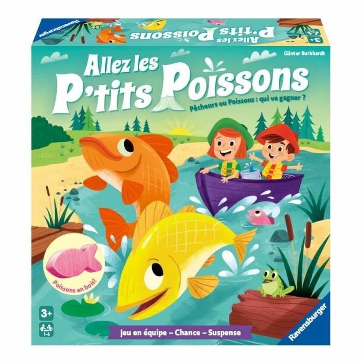 Lautapeli Ravensburger Allez les P'tits Poissons (FR)