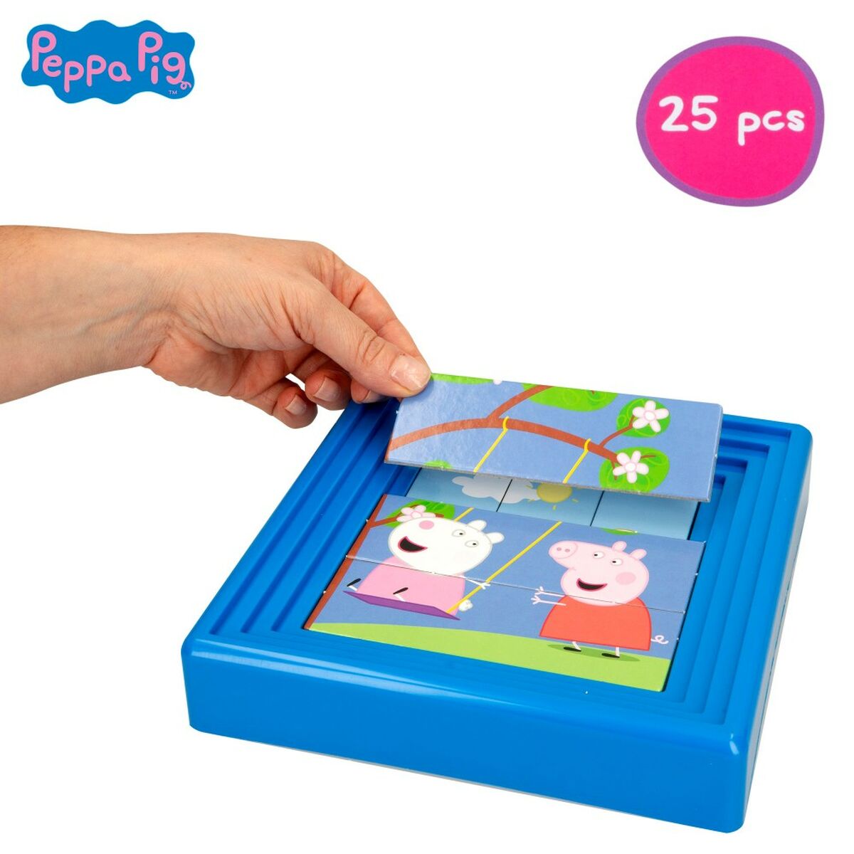 Lasten palapeli Peppa Pig 25 Kappaletta 19 x 4 x 19 cm (6 osaa)