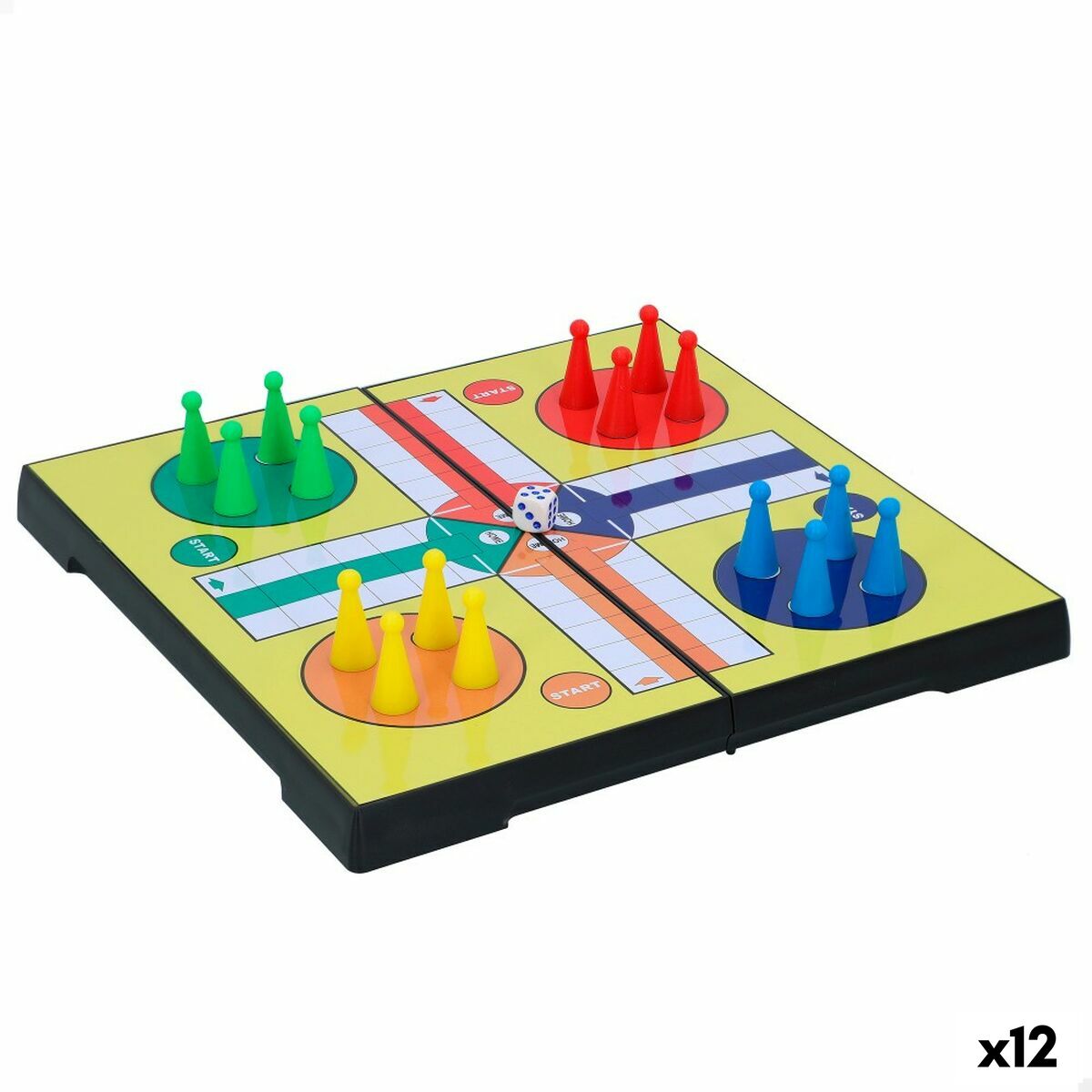 Parchis Colorbaby 20 x 2 x 20 cm (18 Kappaletta) (12 osaa) Magneettinen Matkailu