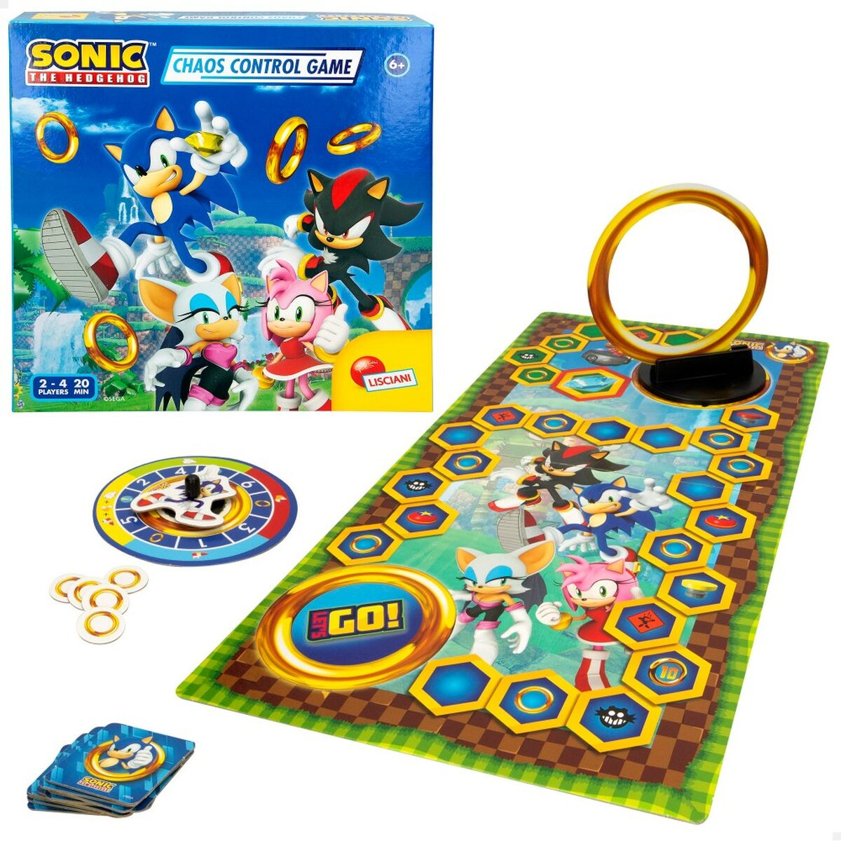 Lautapeli Sonic Chaos Control Game (6 osaa)
