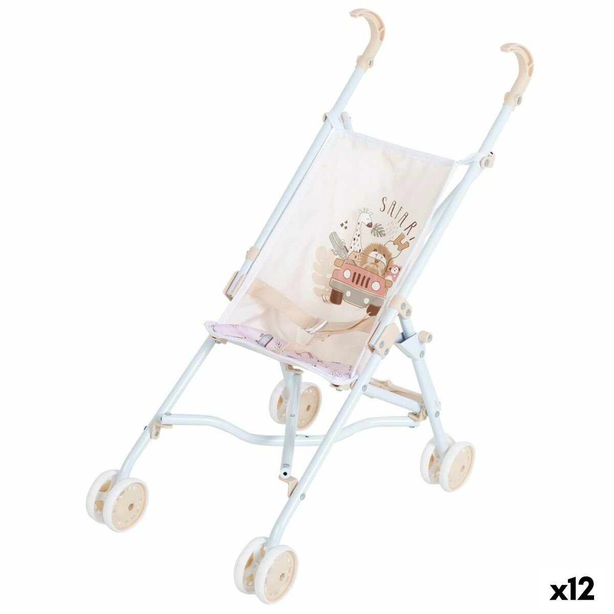 Nuken tuoli Colorbaby Safari 27 x 56 x 53 cm 12 osaa Taitettava