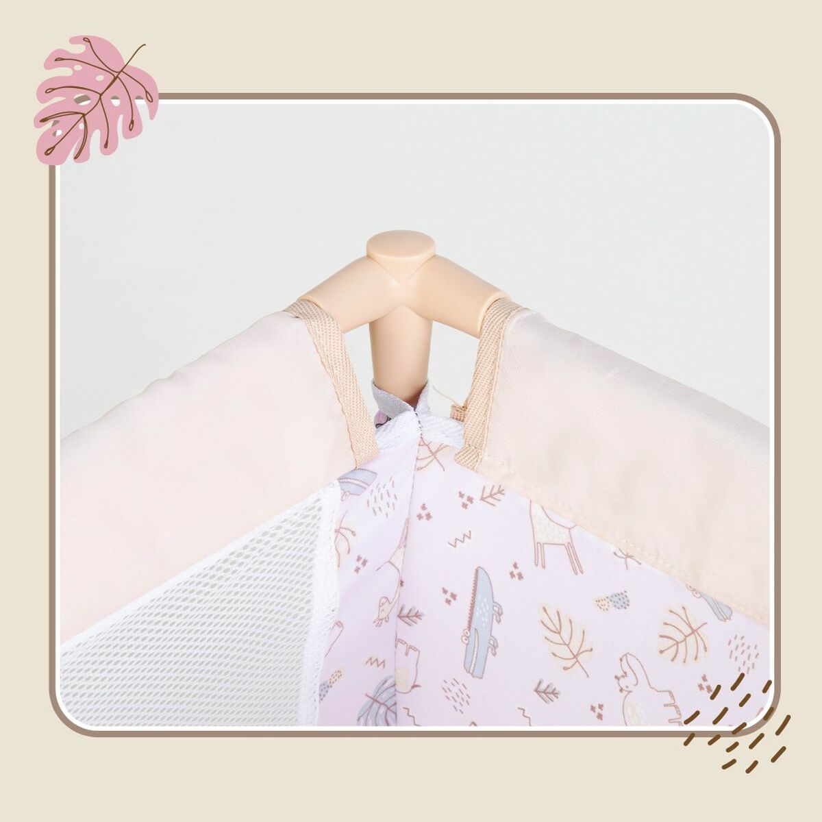 Nuken kehto Colorbaby Safari 4 osaa