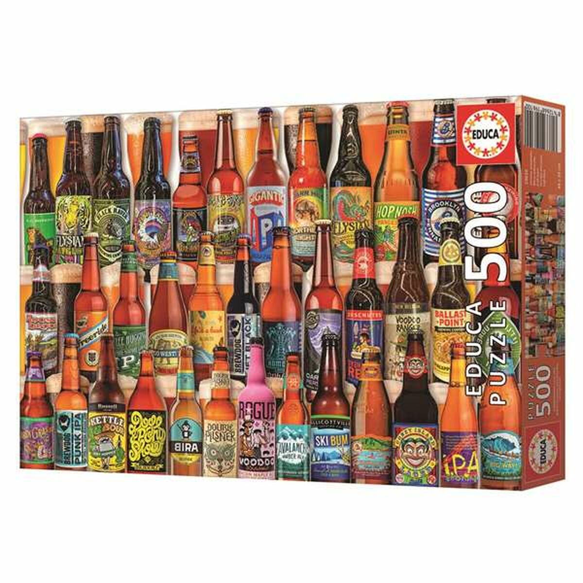 Palapeli Educa Craft Beer 500 Kappaletta