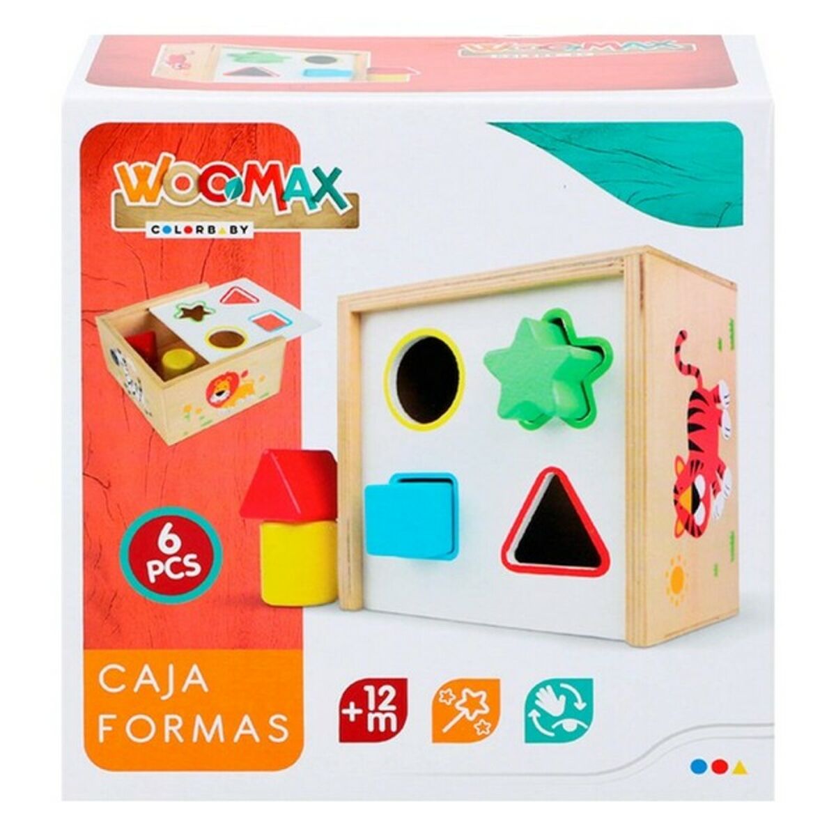 Puinen peli Woomax (6 pcs)