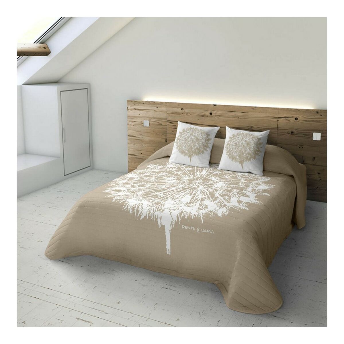Tyynysuoja Devota & Lomba CBD&LDENTE-beige/blanco_180 270 x 260 cm