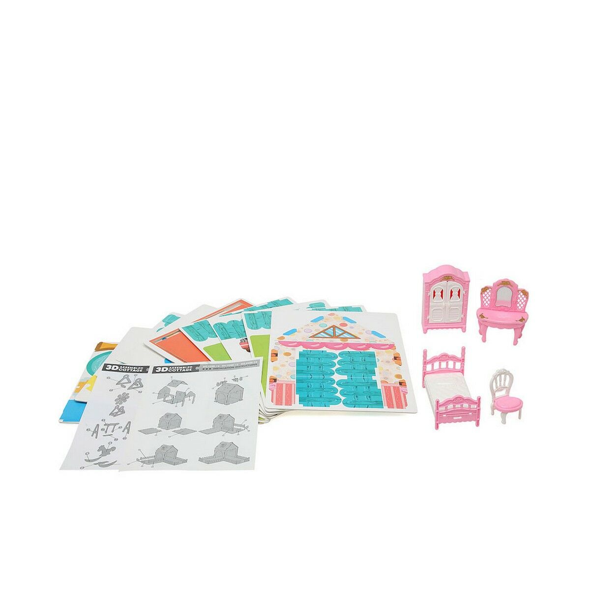 Nukkekodin tarvikkeet Bedroom