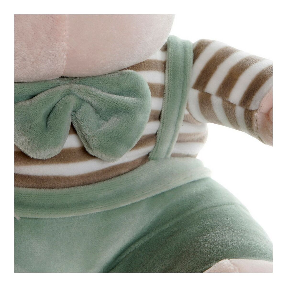 Pehmolelu DKD Home Decor Vihreä Pinkki Muovinen Lasten Apina 23 x 20 x 27 cm (2 osaa)