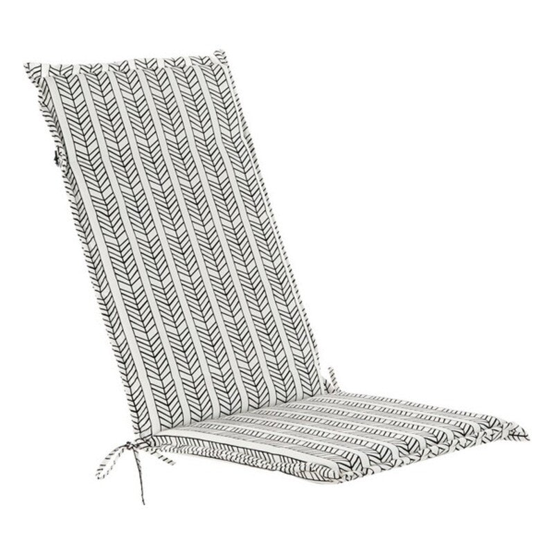 Tuolityyny DKD Home Decor Valkoinen Musta Monivärinen 50 x 5 x 125 cm