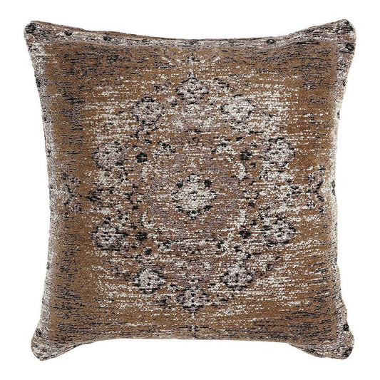 Tyyny DKD Home Decor 8424001832477 Musta Beige Vaaleanruskea Neliö Arabi 45 x 12 x 45 cm