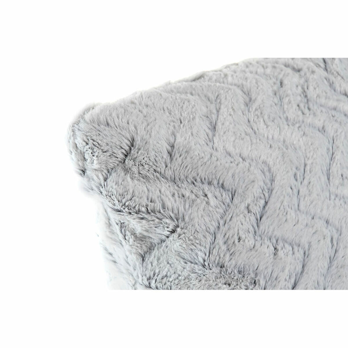 Tyyny DKD Home Decor Kaksivärinen Neliö Siksak Alpino 45 x 10 x 45 cm