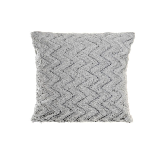 Tyyny DKD Home Decor Kaksivärinen Neliö Siksak Alpino 45 x 10 x 45 cm