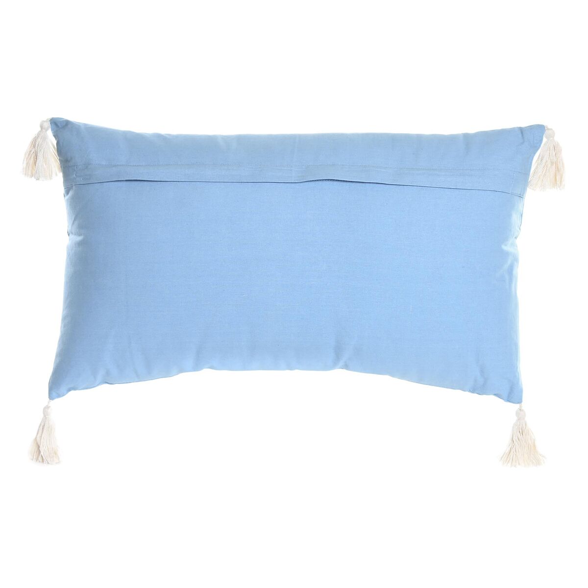 Tyyny DKD Home Decor 60 x 15 x 35 cm Sininen Valkoinen