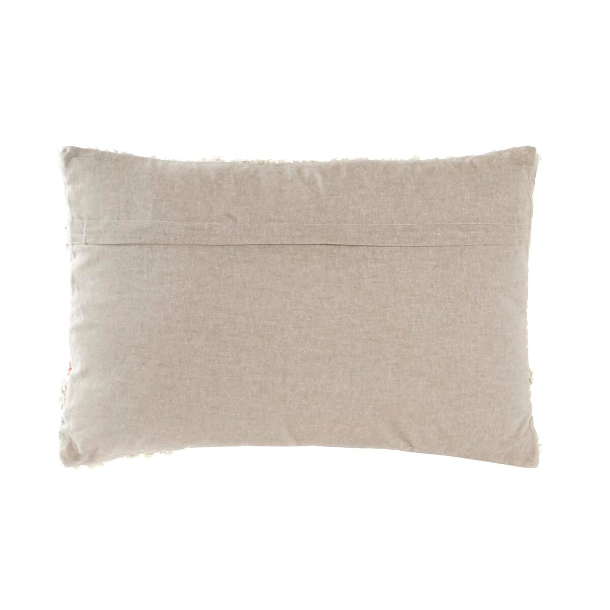 Tyyny DKD Home Decor 60 x 15 x 40 cm Raidat Oranssi Valkoinen
