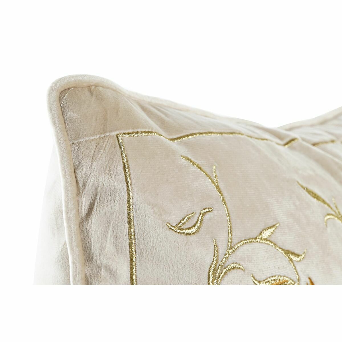 Tyyny DKD Home Decor Kullattu 45 x 10 x 45 cm Gėlės
