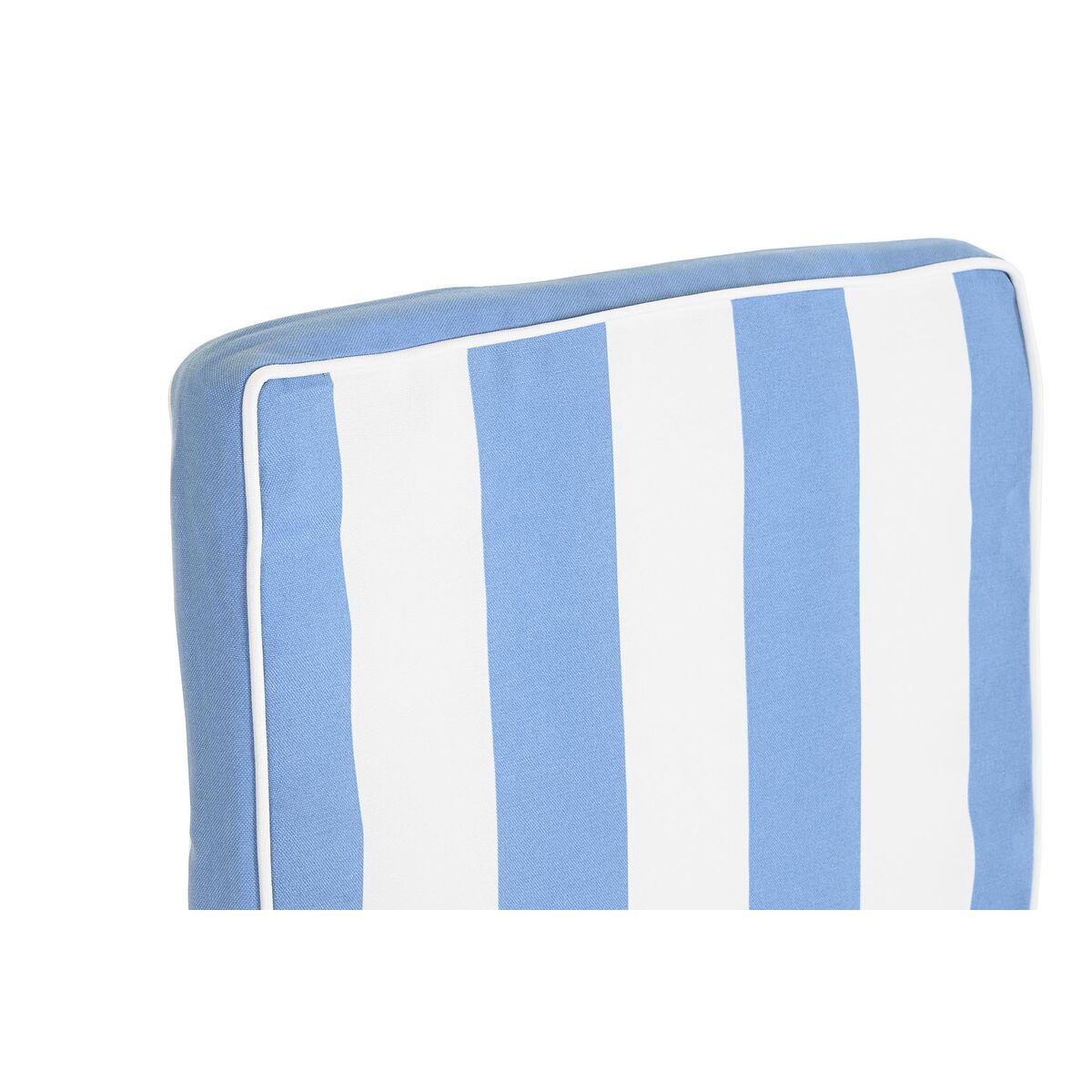Tuolityyny DKD Home Decor Valkoinen Taivaansininen 42 x 4 x 115 cm
