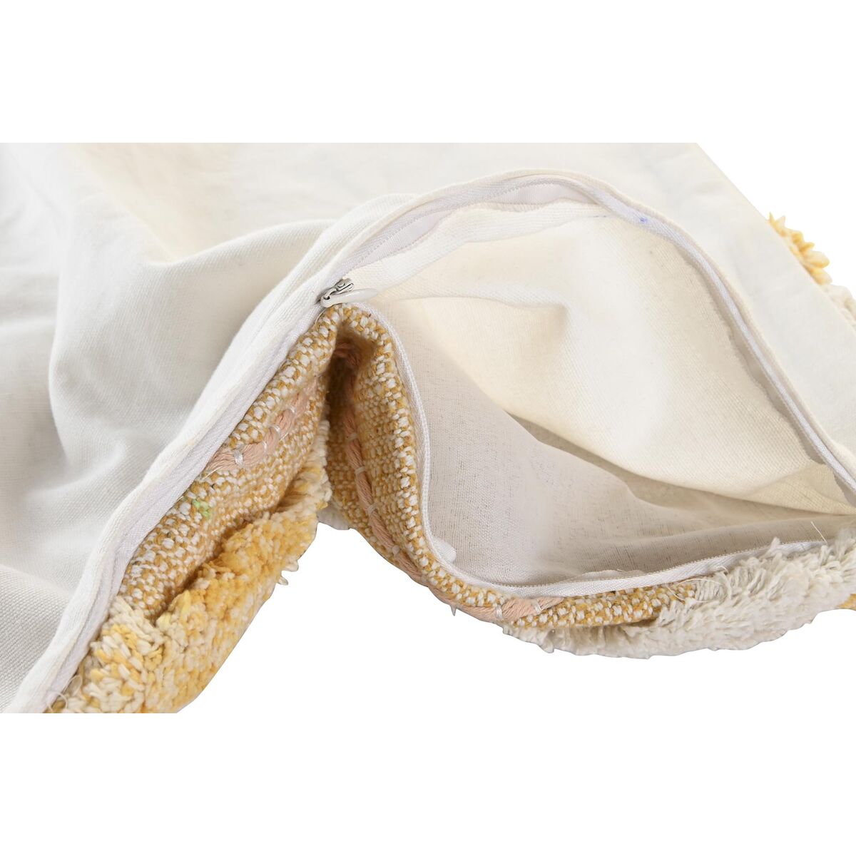 Tyynysuoja DKD Home Decor Keltainen 50 x 1 x 50 cm