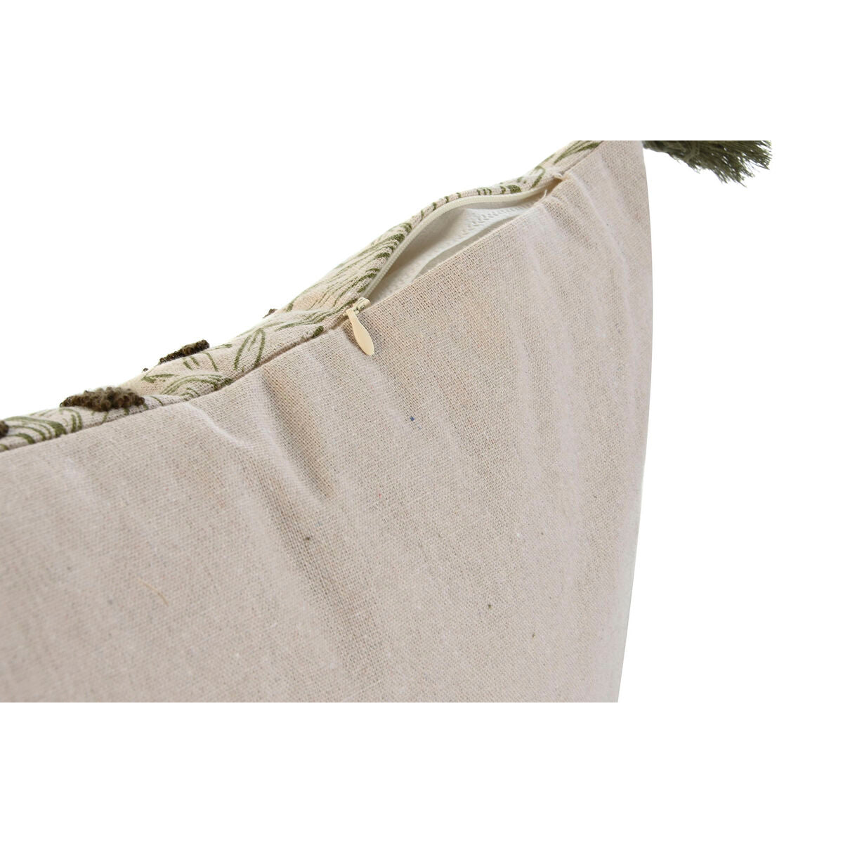 Tyyny Home ESPRIT Vihreä Beige Palmut Boho 45 x 5 x 45 cm