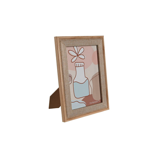 Kuvakehys Home ESPRIT Luonnollinen Alumiini Puu MDF Scandi 16 x 1,2 x 21,1 cm