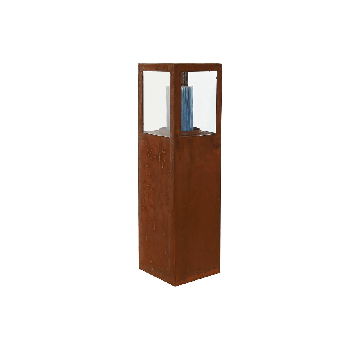 Tablettisetti Home ESPRIT Metalli Kristalli 18 x 18 x 74 cm (2 osaa)