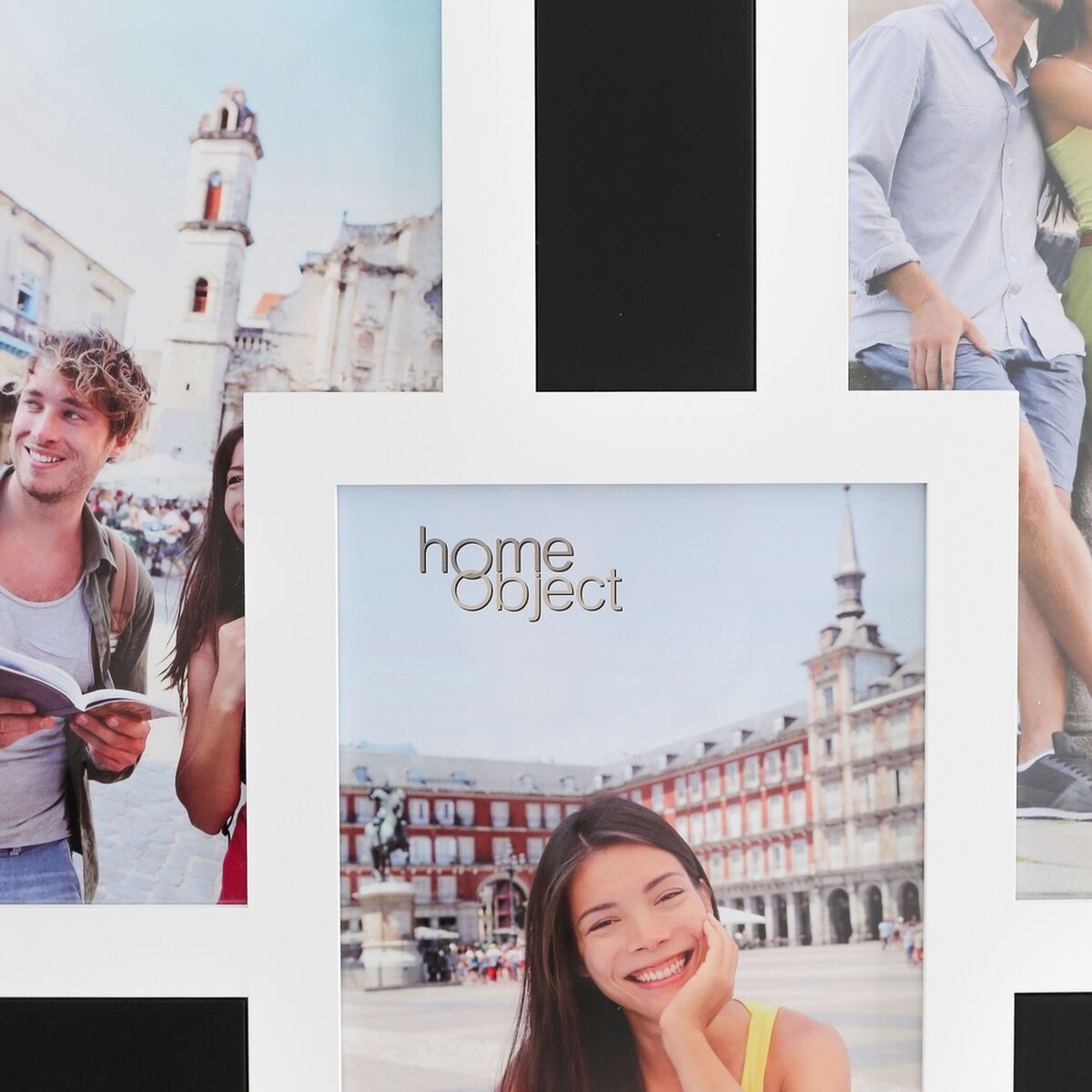 Kuvakehys 62 x 1,2 x 42 cm Kristalli Musta Valkoinen DMF