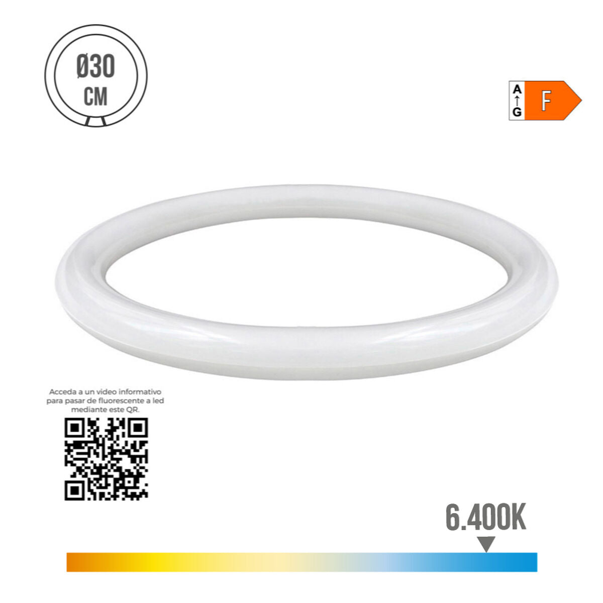 LED-putki EDM 18 W F 2100 Lm (6400K)