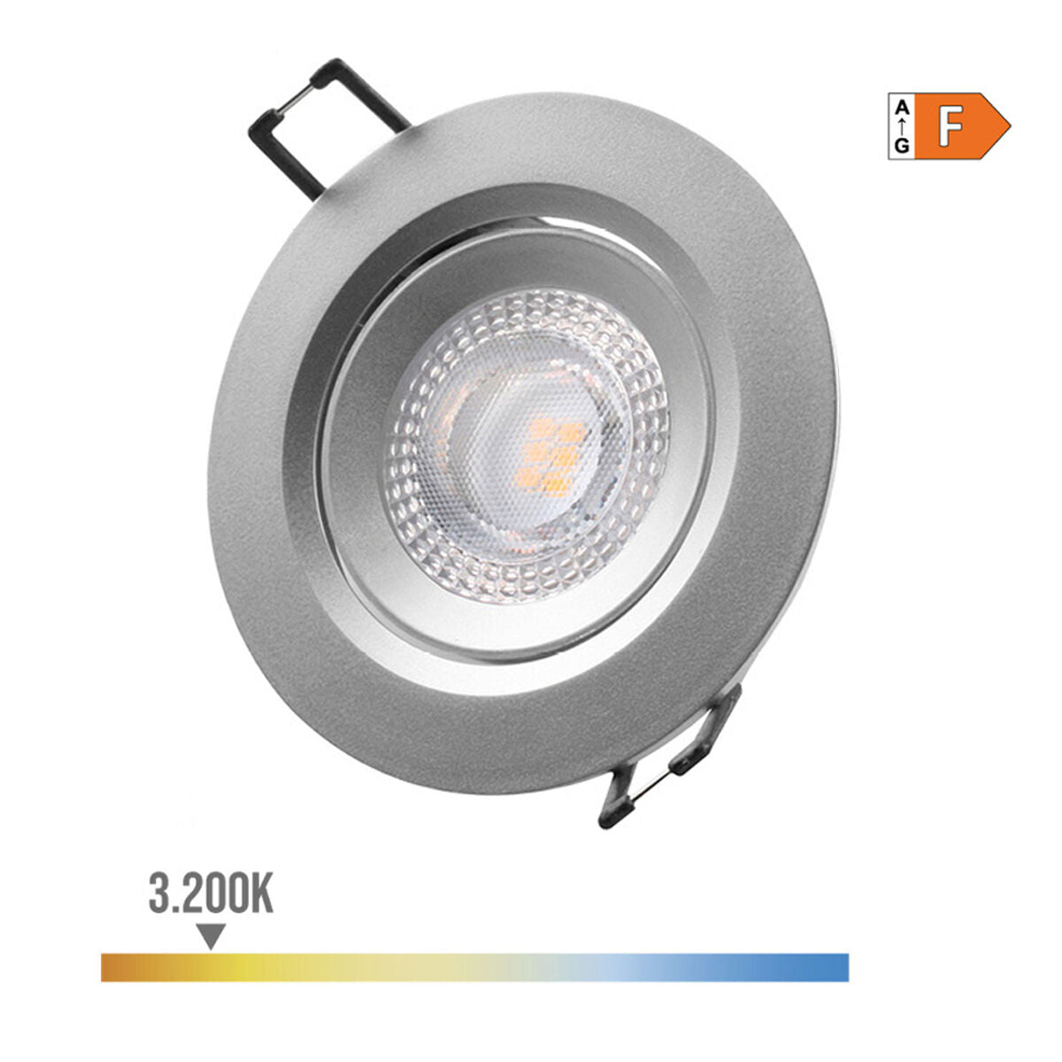 Sisäänrakennettu kohdevalo EDM Downlight 5 W 380 lm 3200 Lm