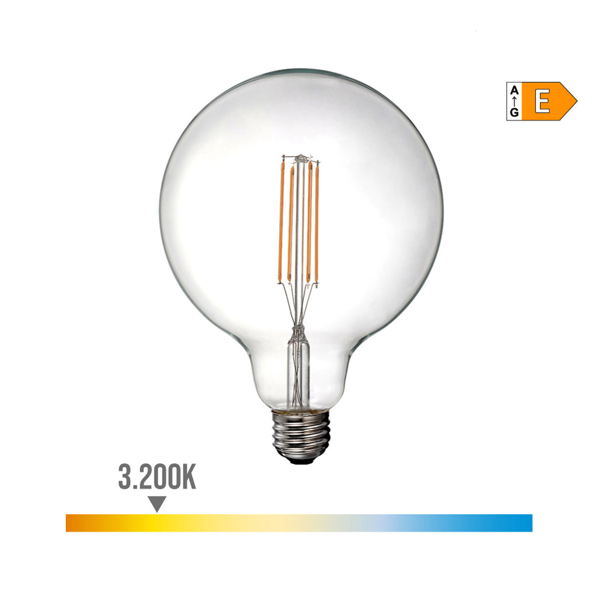 LED-lamppu EDM 12,5 x 17 cm E27 6 W E 800 lm (3200 K)