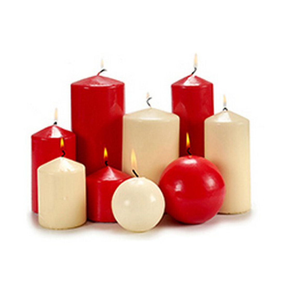 Kynttilä 7 x 7,8 x 7 cm Kerma Vaha