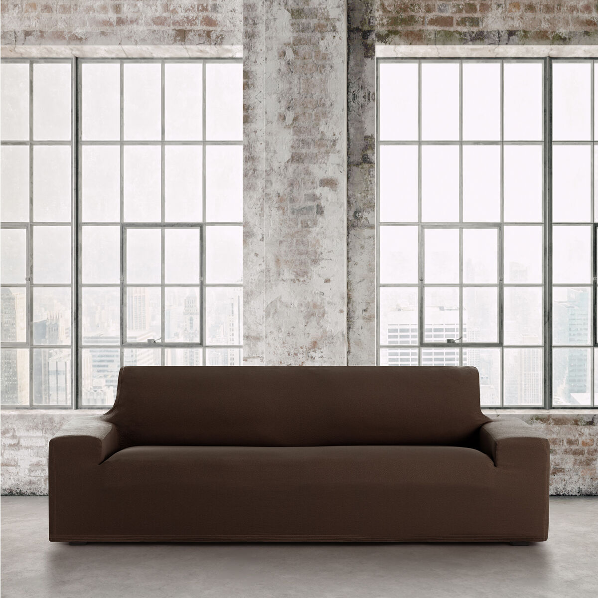 Sohvanpäällys Eysa BRONX Ruskea 70 x 110 x 240 cm