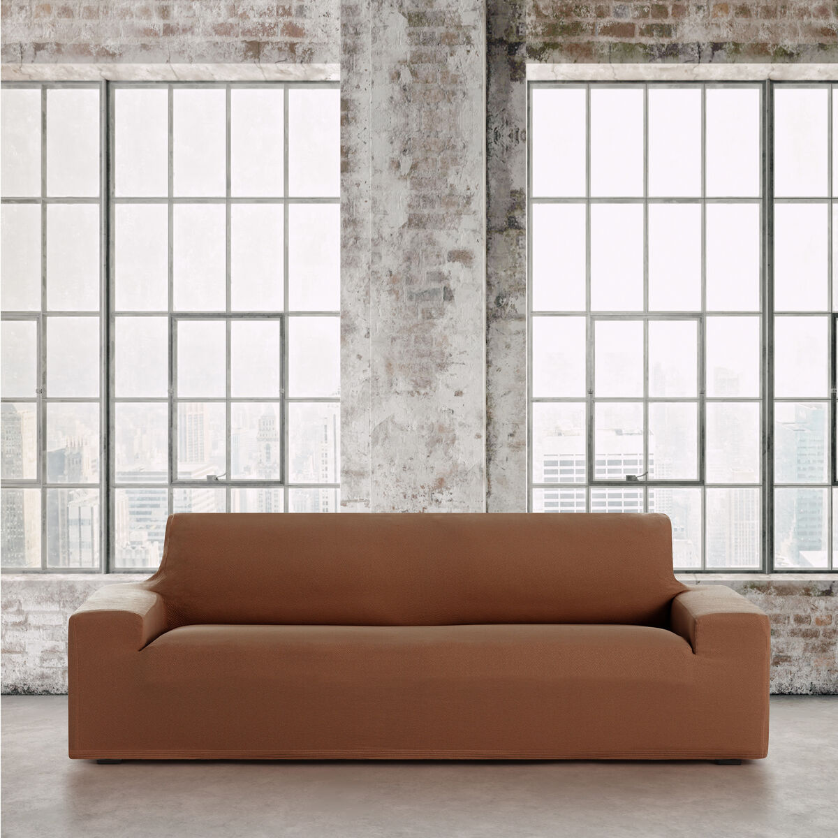 Sohvanpäällys Eysa BRONX Ruskea 70 x 110 x 240 cm