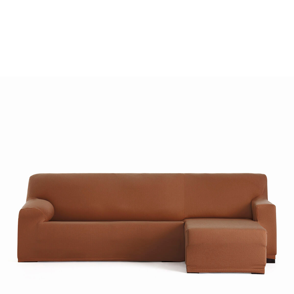 Sohvapöydän päällinen, jossa on lyhyt oikea käsivarsi Eysa BRONX Ruskea 110 x 110 x 310 cm