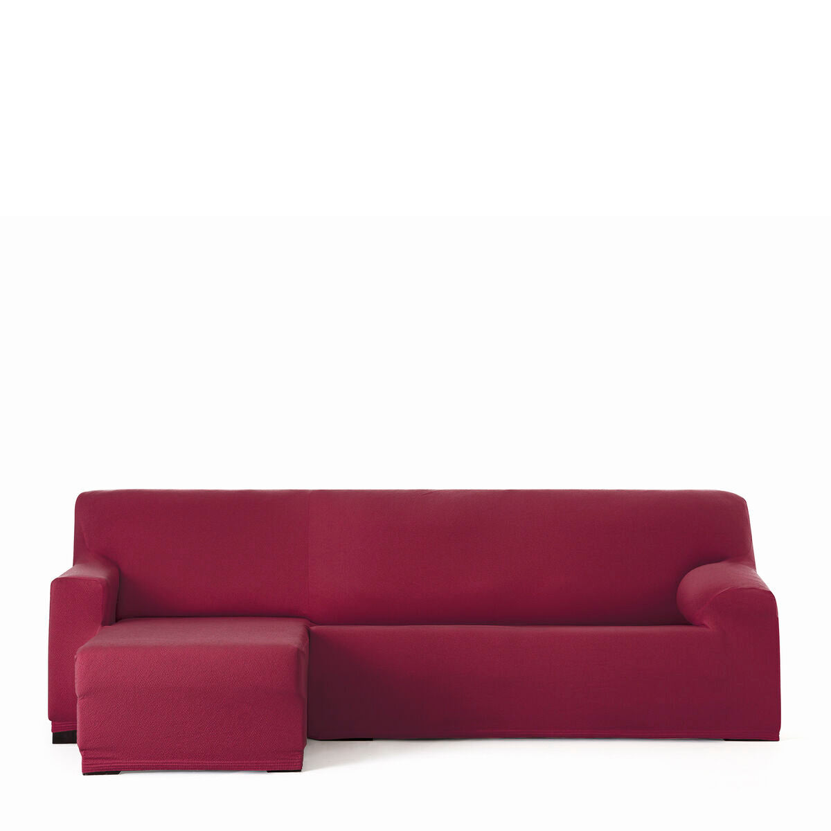 Sohvapöydän päällinen, jossa on lyhyt vasen käsivarsi Eysa BRONX Burgundi 110 x 110 x 310 cm