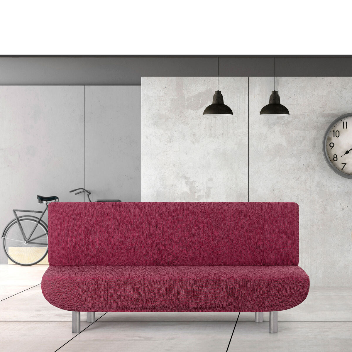 Sohvanpäällys Eysa Troya Clic-clac Burgundi 140 x 100 x 200 cm