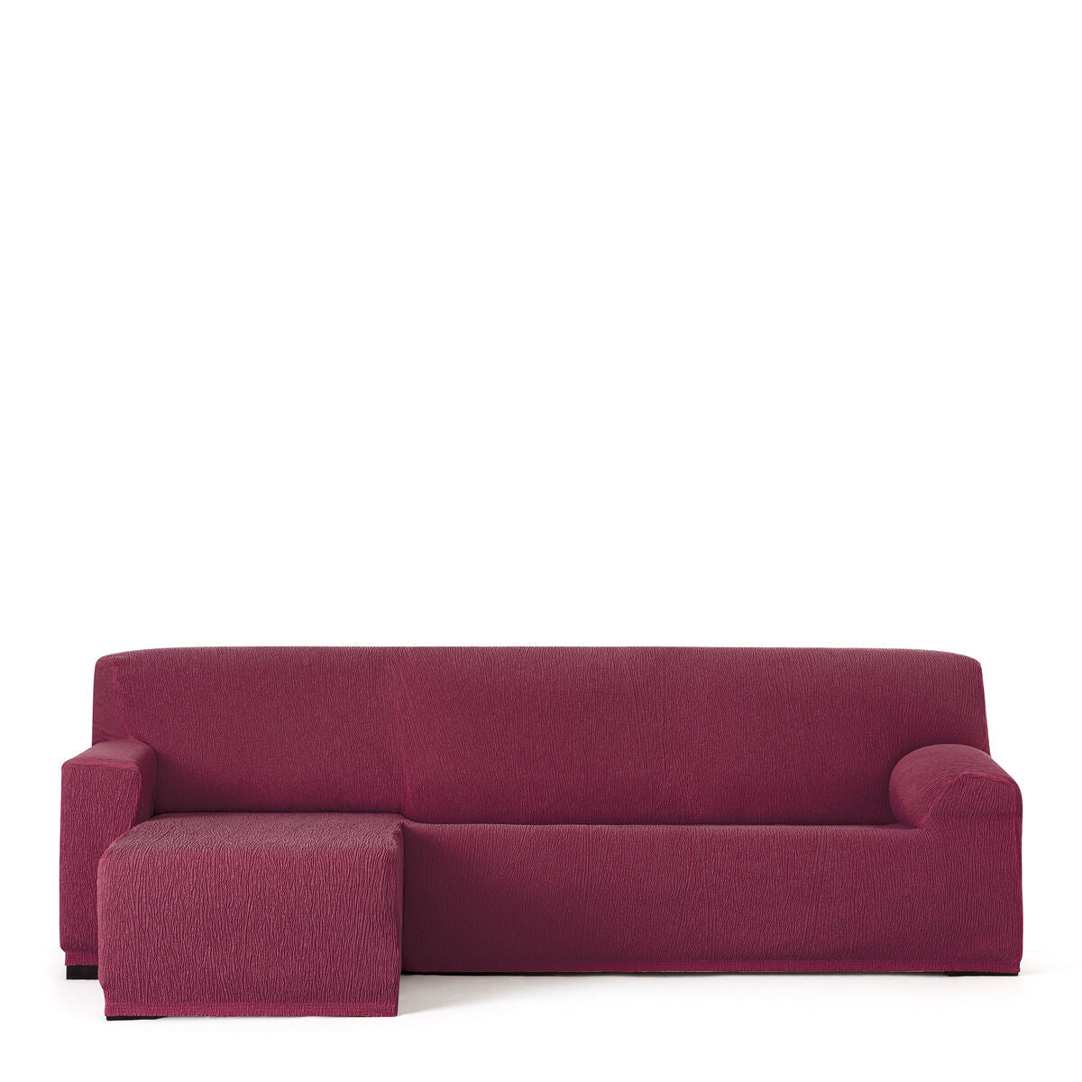 Sohvapöydän päällinen, jossa on lyhyt vasen käsivarsi Eysa TROYA Burgundi 170 x 110 x 310 cm